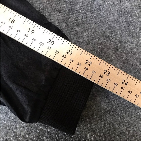 Zara Satin Embroidered Bomber Jacket Black Cherry Blossoms & Birds Small Black - Picture 11 of 14